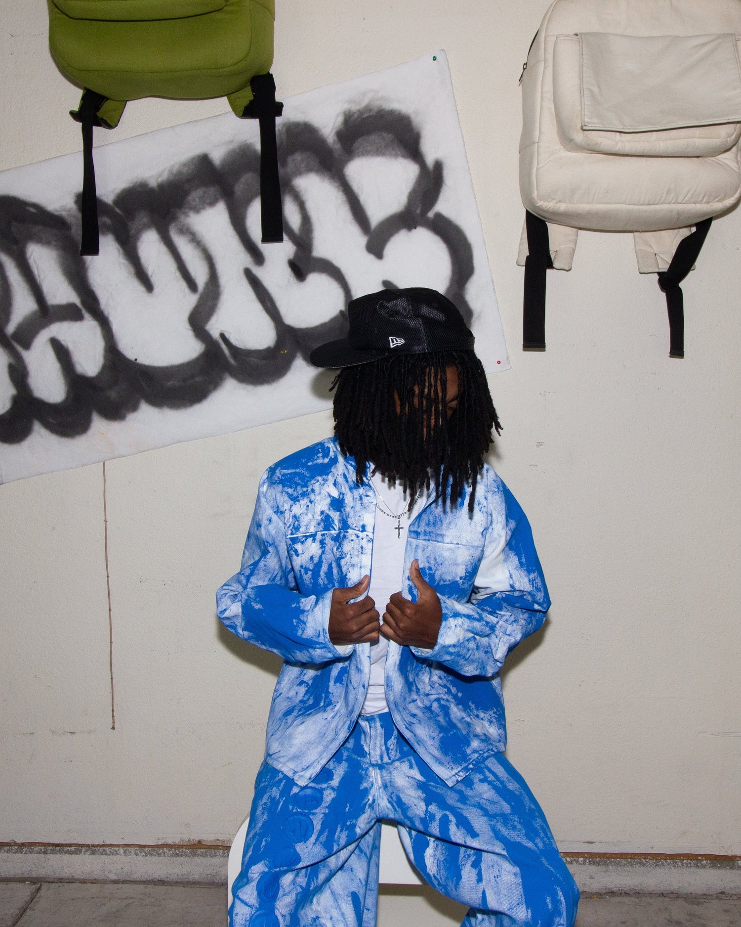 acrylic denim