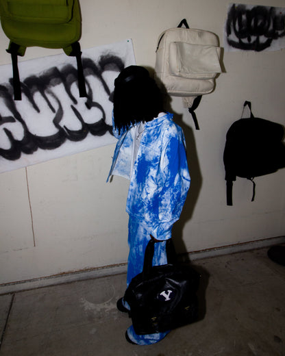 BLUE ACRYLIC DENIM JACKET